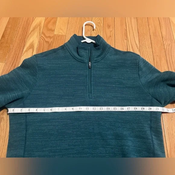 UNTUCKit Kezoh long sleeve quarter zip pullover sweatshirt sweater men’s medium - Picture 8 of 10